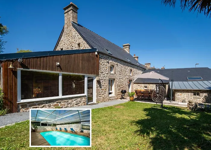 Maison En Pierre, Piscine Et Jardin Proche *